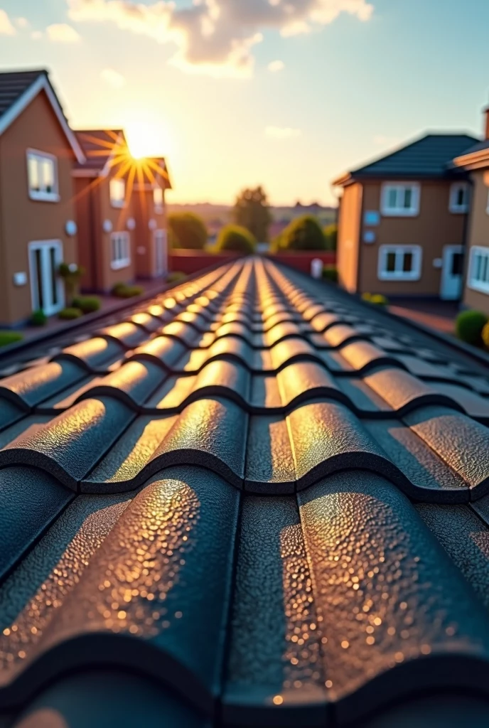 Create an image for a flyer for a roofing company without text and without people