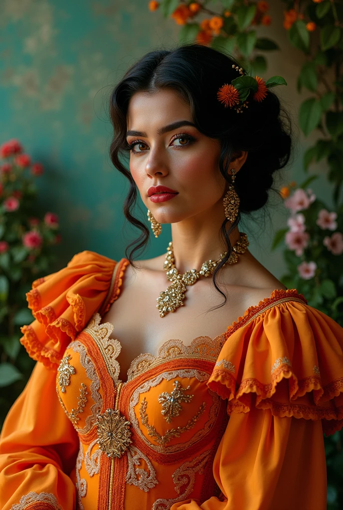 Vicente Fernandez dressed as a woman