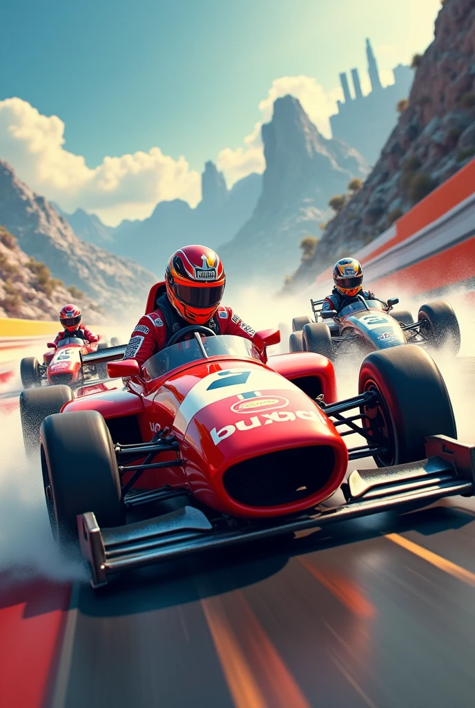 Car race with women