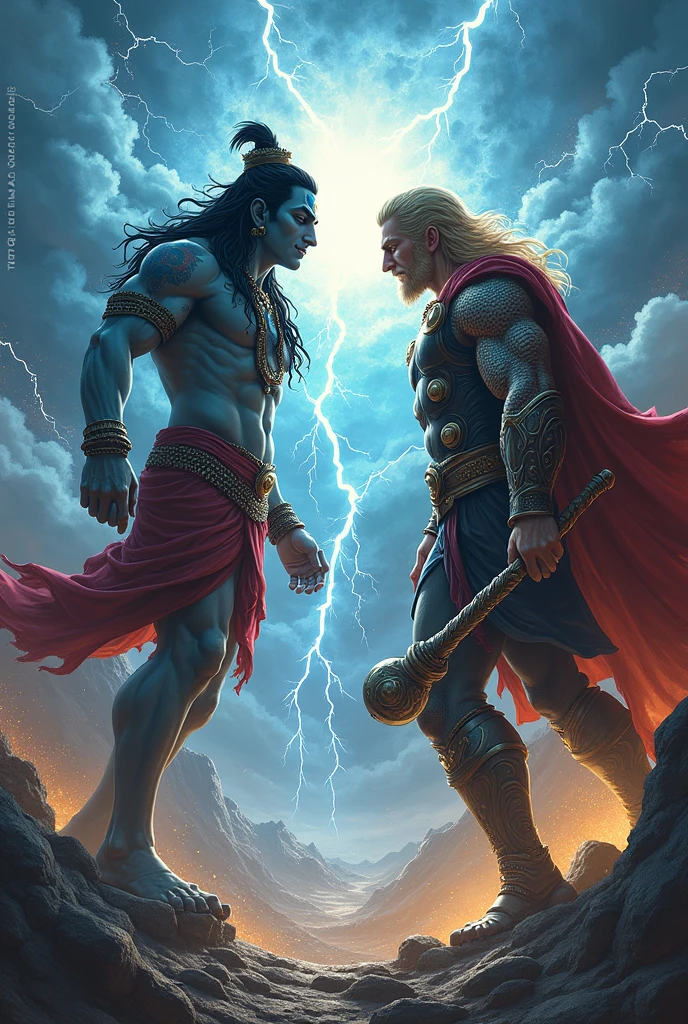 Mahadev lord and powerful and Thor super villain
