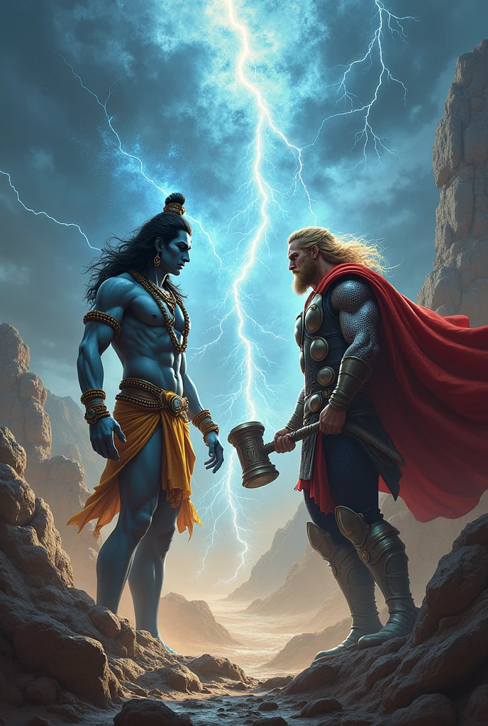 Mahadev lord and powerful and Thor super villain