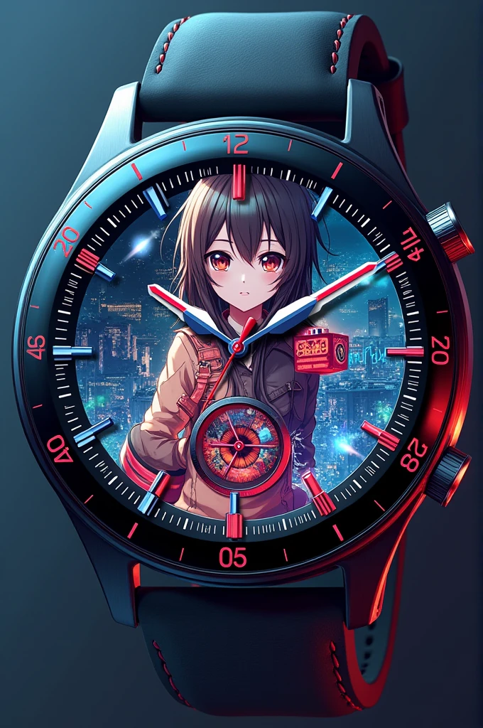 Anime theme watch face