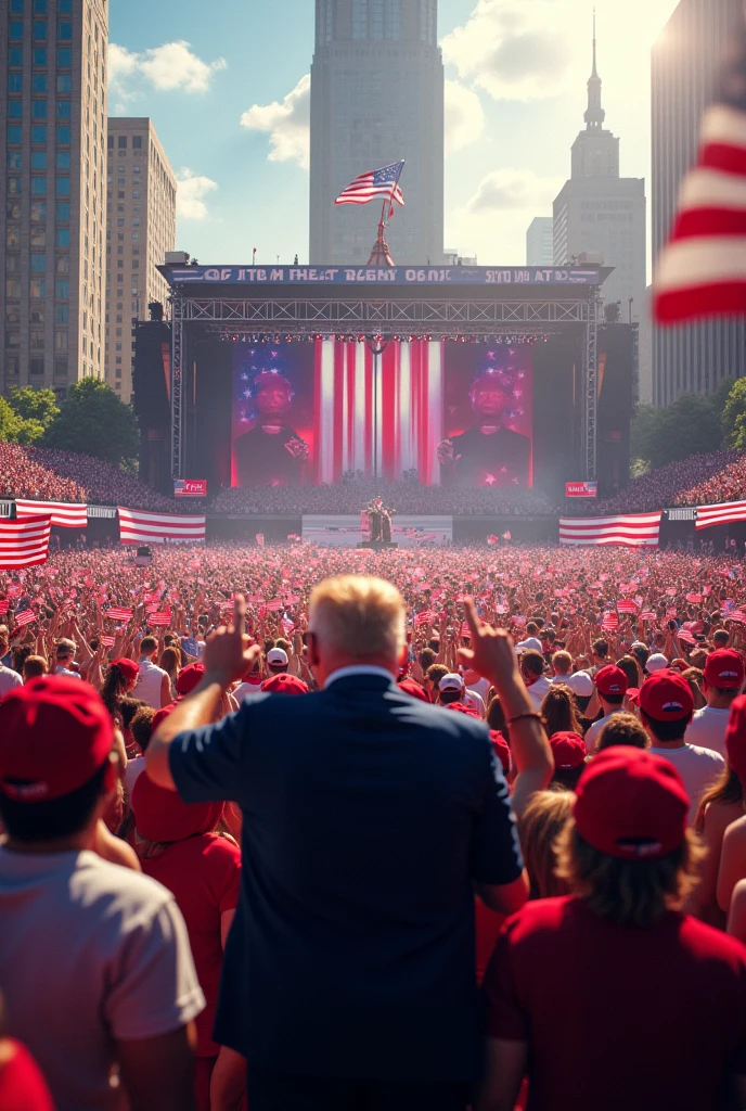 TRUMP MAGA RALLY , PATRIOTS,