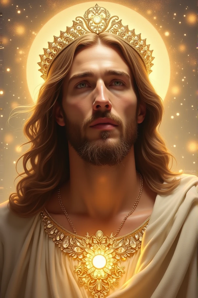 Jesus came dressed in jewels and was very beautiful