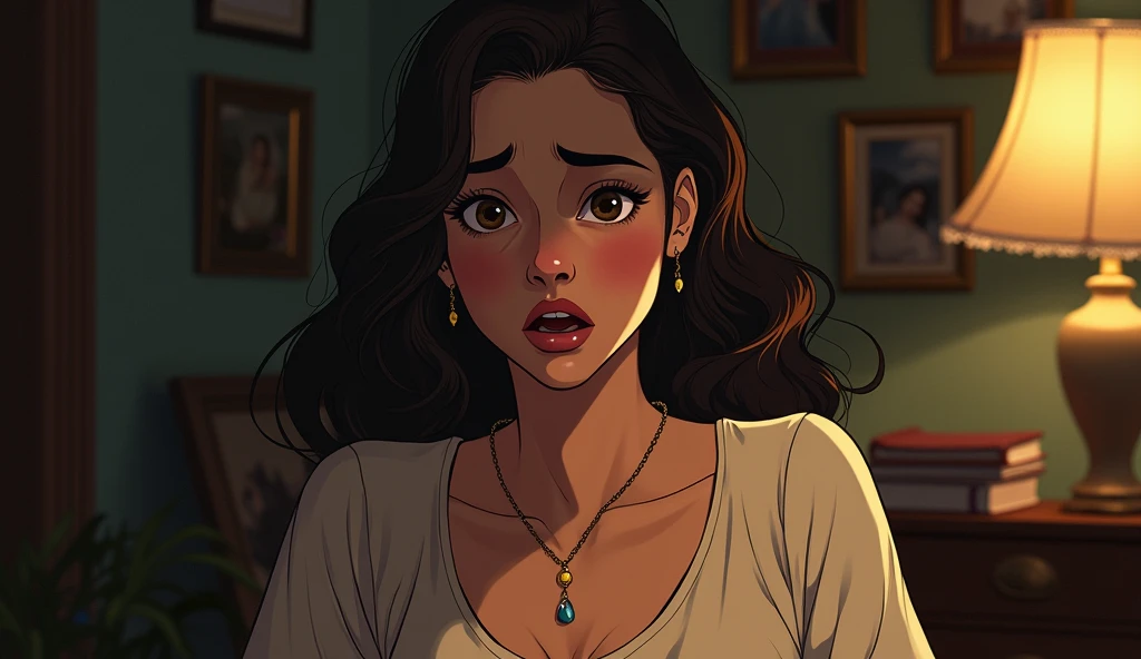Women is shocked to learn that the necklace is somehow involved, saying it was just a family heirloom.