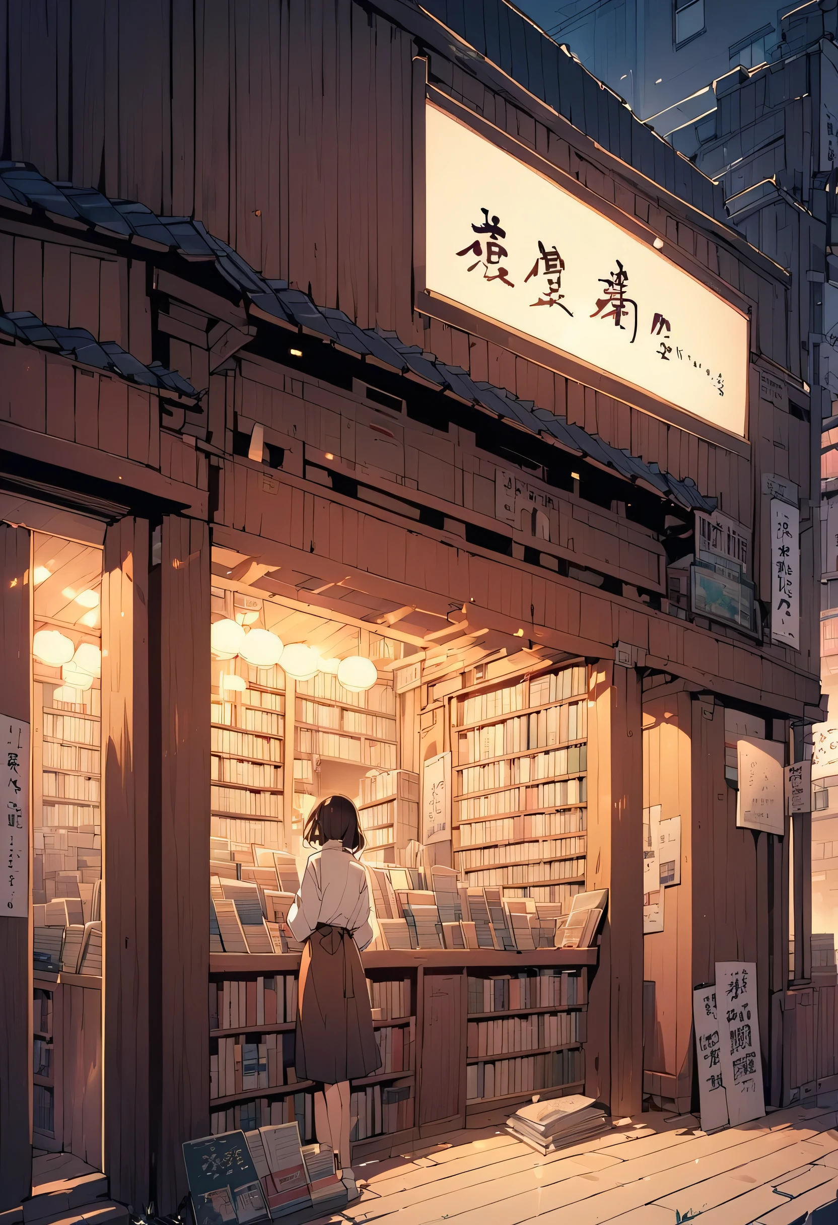 A Japanese book store 