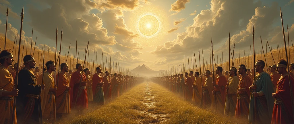 Mahabharata war, jesus art style