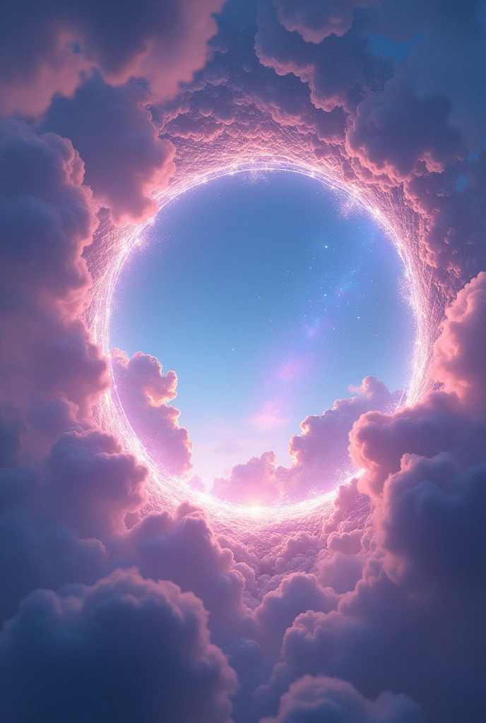 Sky create hole in other universe 
