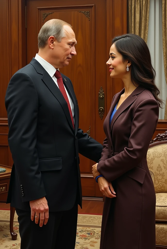 Vladimir putin and alisa yangkajornkiat in 2007