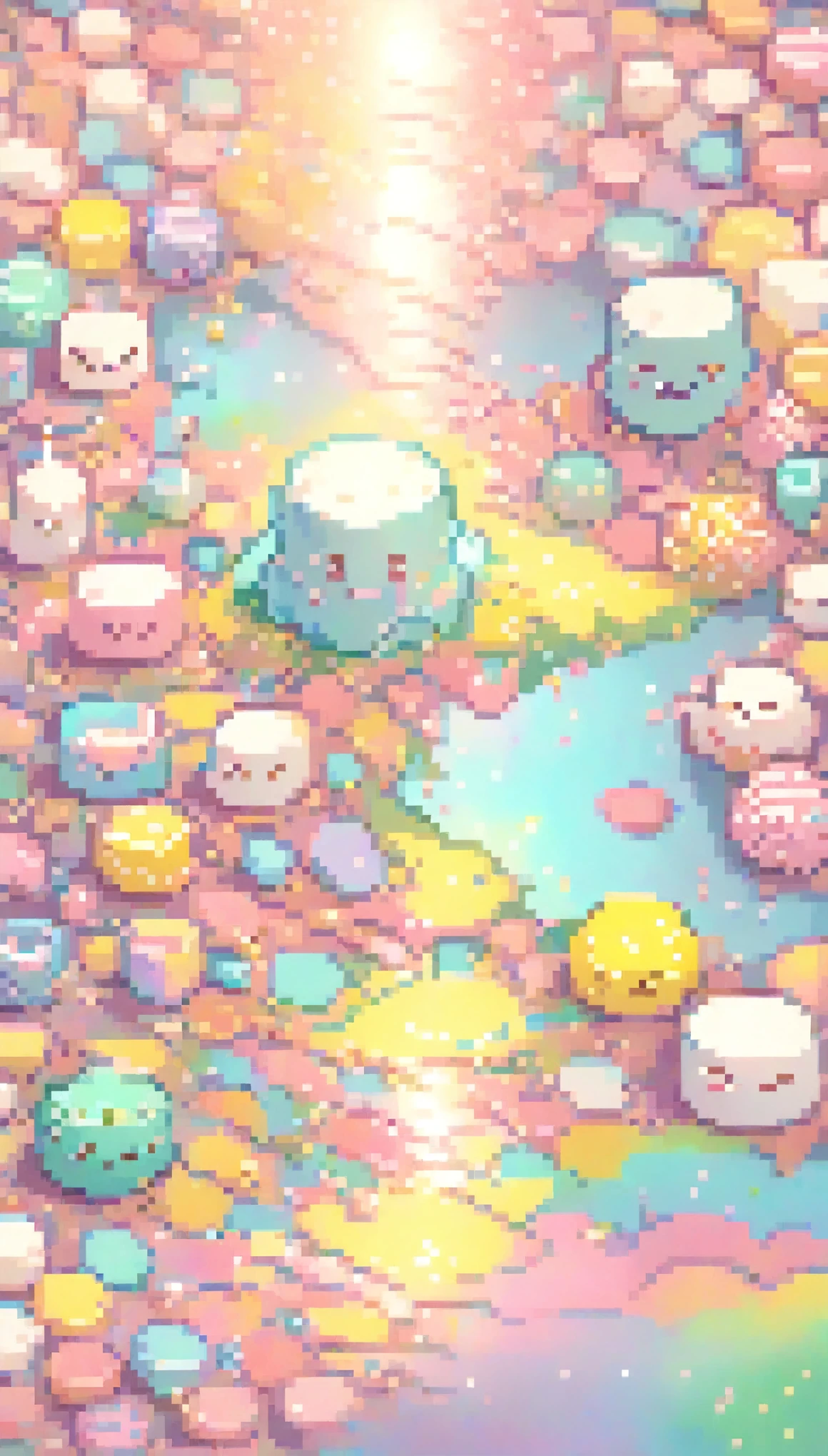 Marshmellow dream Colourful Pastel Aesthetic, Magic world