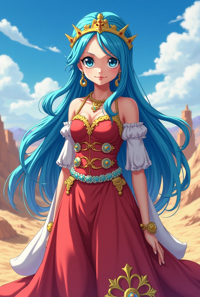 One piece anime character vivi