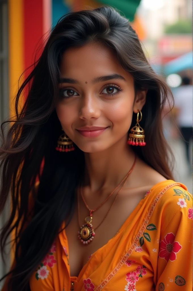 generate indian girl selfie pic