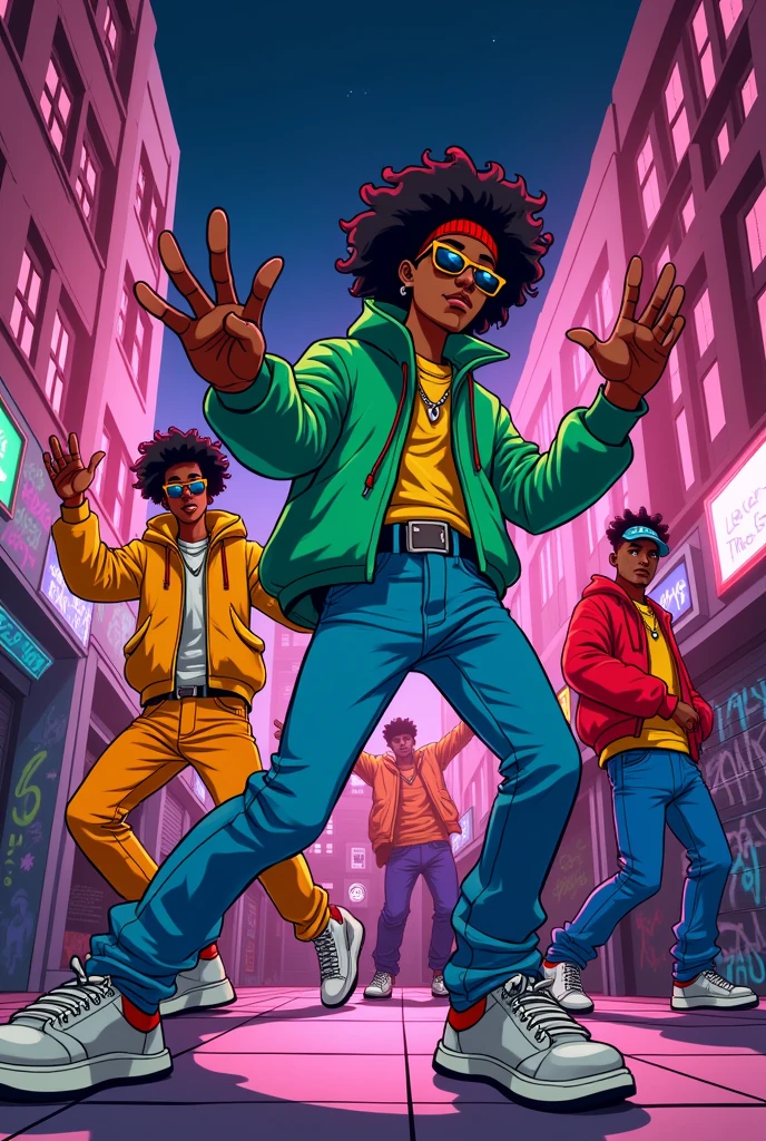 Cartoon hip hop