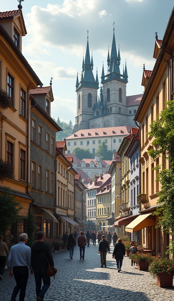 Prague city center.