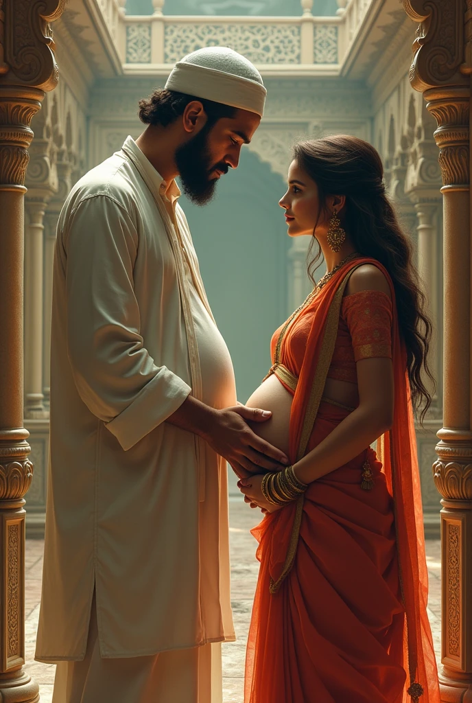  Muslim men pregnant his friend  hindu wife 