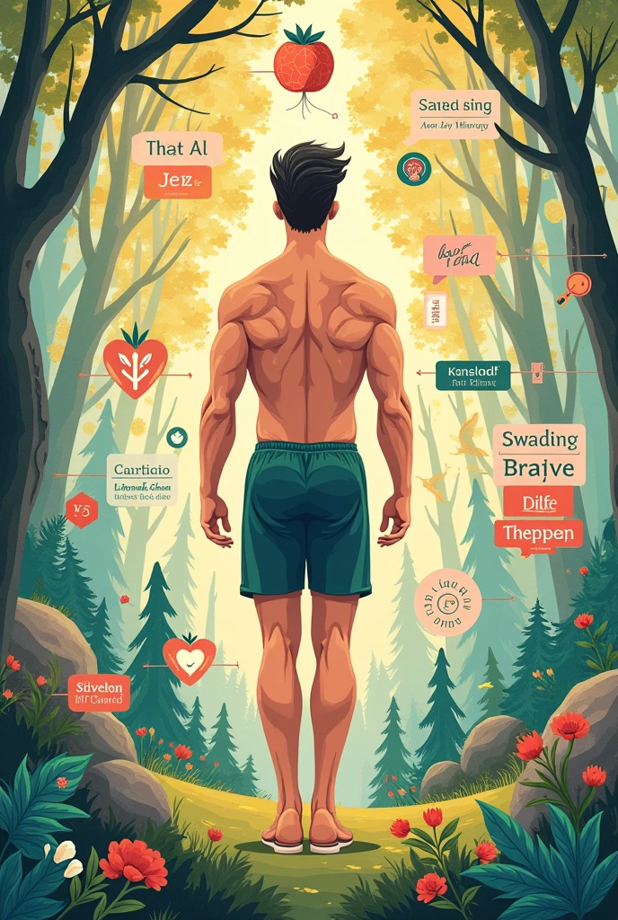 traditional poster about highlighting the importance of cardiorespiratory and musculoskeletal systems