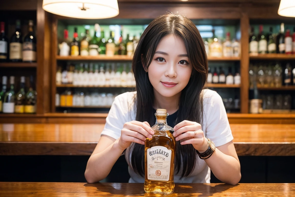 ((Highest quality、8k、masterpiece:1.3))、slimカップル、Whiskey lover、Ichiro&#39;malt、Bourbon、scotch、(Realistic, Intricate details:1.2), full-course dinner、Whiskey bottle and glass on the table、シングルmalt、scotch、Rocks glass、Shot Glass、On the rock、Scotland、Amazing view of the sunset sky and clouds、A bright smile、The wonderfulness of smile、 Beautiful Face, blue eyes, The light shines on your face, blush, short hair,Bright Face、 (Age 37), 3,Two beauties、Brown Hair、Shortcuts、Long sleeve shirt、dress、Beautiful woman 1, (slimな顔), (The body is slim), (Brown Hair), (Shortcuts), cheeks turn a little red,Attractive beauty、restaurant, In a prominent place (From the waist up) Nova Frog Style, actress, model, Upper Body, White wine, slim, smile, (smile: 1.15), Beautiful fine grain, Depth f/2,saturation, High Contrast, Strong light and shadow,Moist Body:1.5、3D texture、Delicate eyes、Brown Hair、The hair is very shiny、