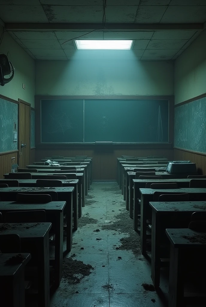 The Haunting Lecture Hall no people