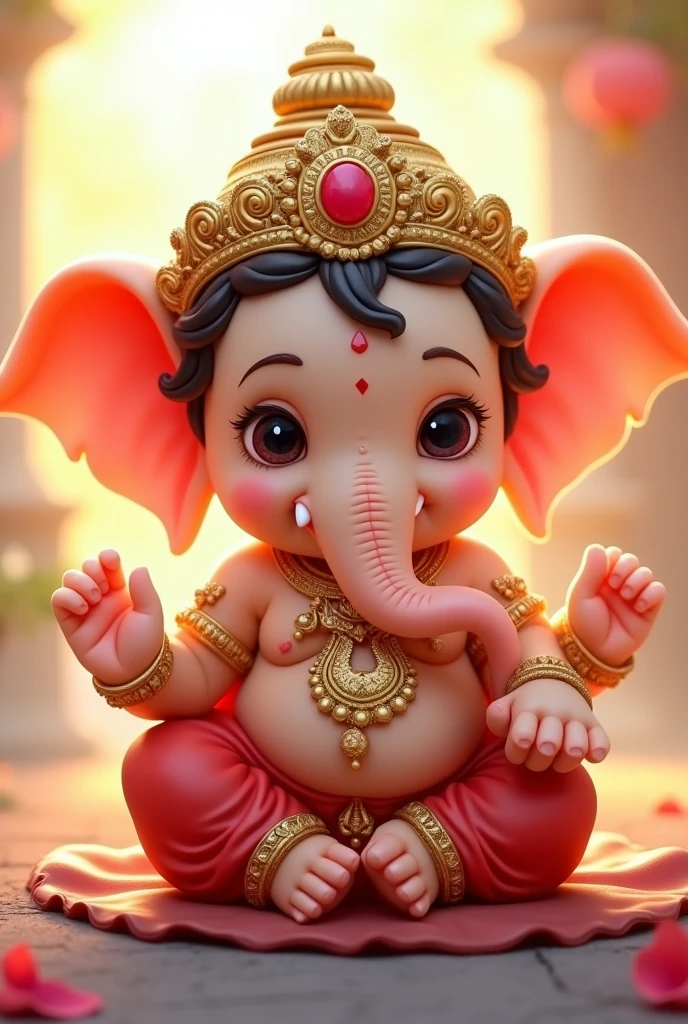 Ganpati bappa cute image