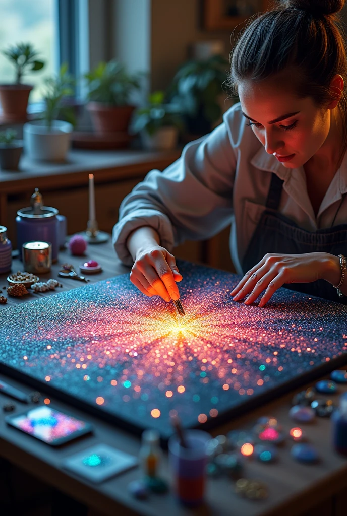 Image par rapport au Diamond painting