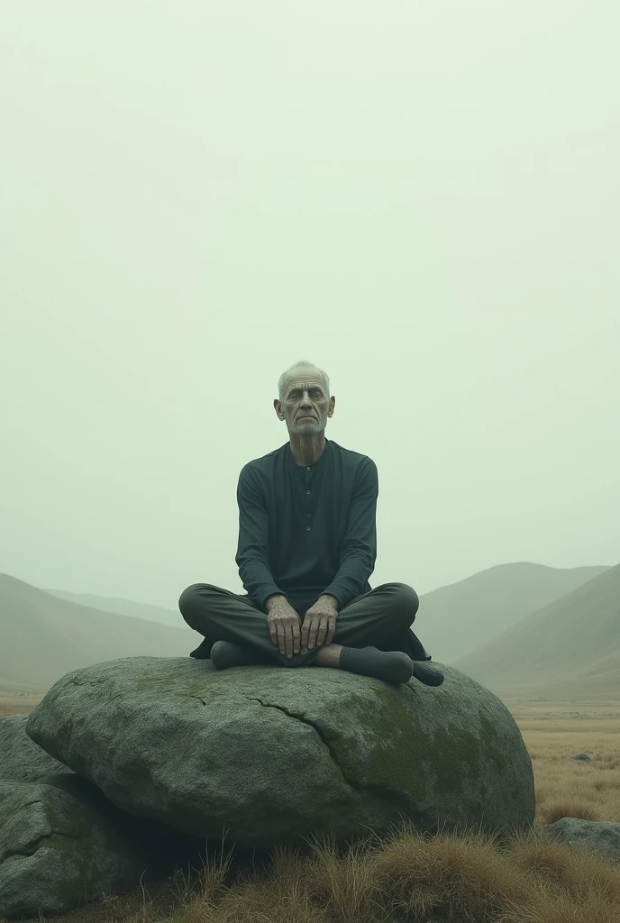Three years on a stone