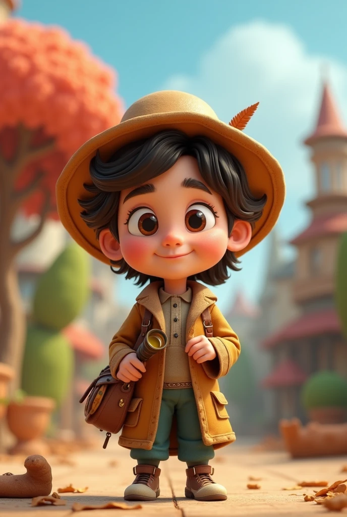 3D Cartoon Character Image for Career Development Game. disney pixar мудрый Картограф. can share clues about opportunities and obstacles along the way. Charm: Always welcomes new researchers and supports their desire to discover new horizons.