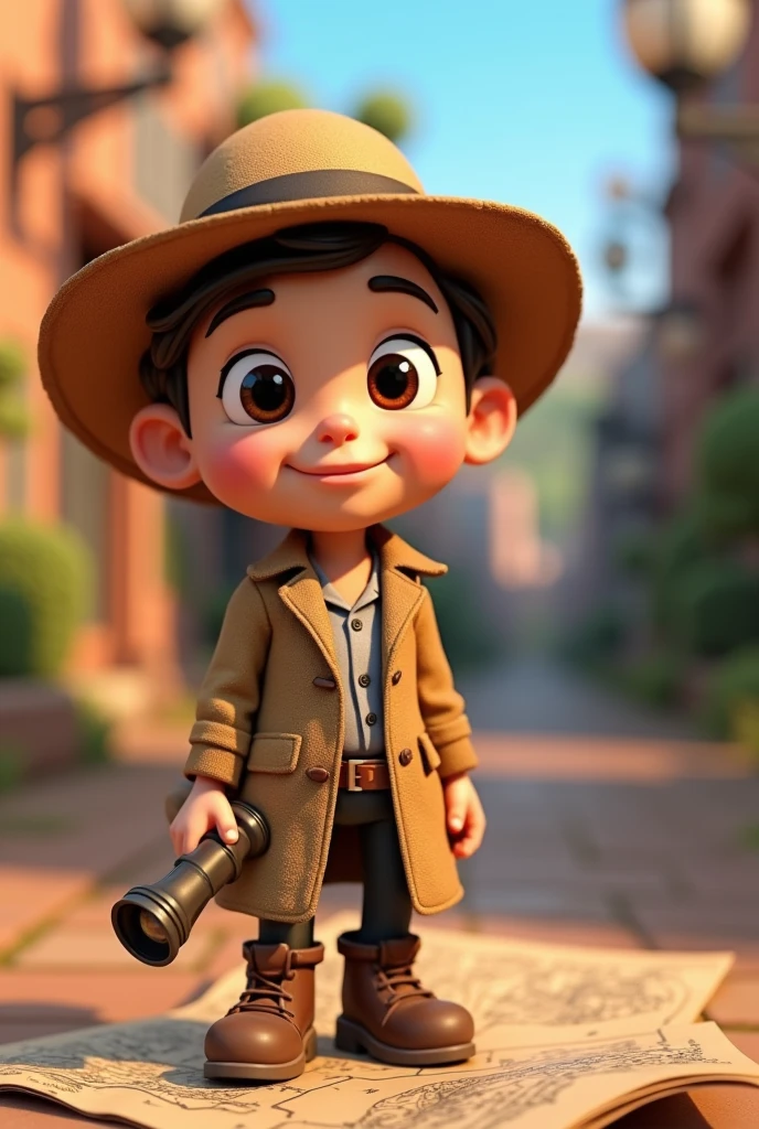 3D Cartoon Character Image for Career Development Game. disney pixar мудрый Картограф. can share clues about opportunities and obstacles along the way. Charm: Always welcomes new researchers and supports their desire to discover new horizons.