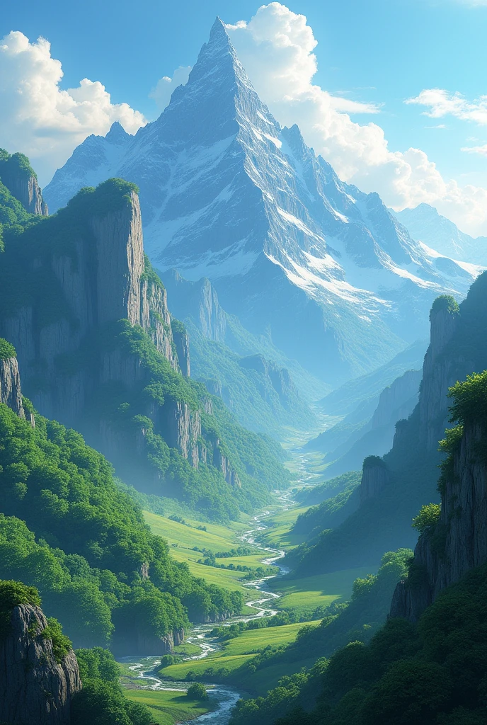Green mountains