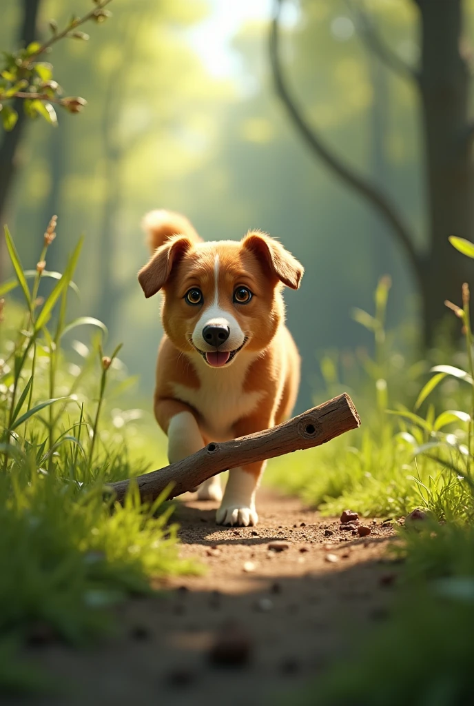 Even a dog will find a stick if it walks around