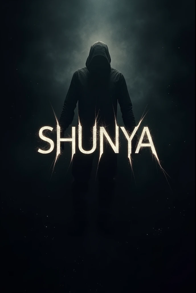 I want to create a youtube thumbnail for a rap song whose name is shunya means zero with a dark background attractive text on it