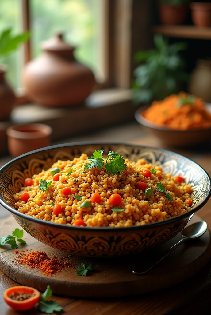 A bowl full of Bengali cuisine 'MuriMakha'