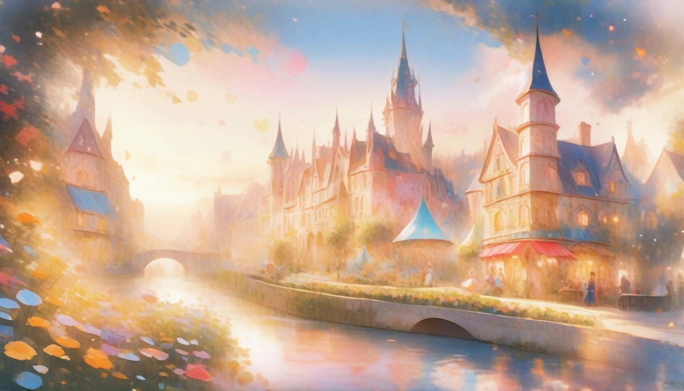 Dream world,Fantasy,Fairy tale,Streetscape