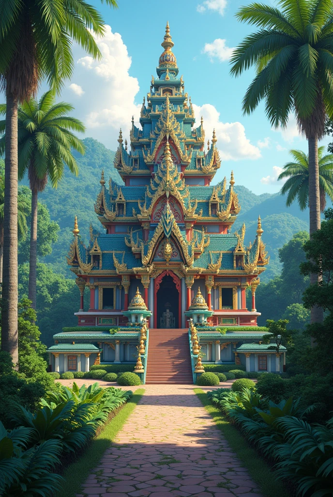 Baja in Thailand temple 