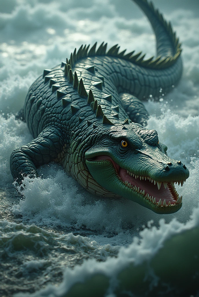 crocodile x shark