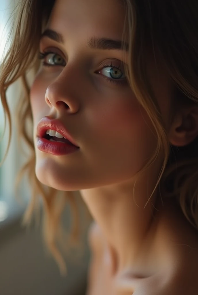 A nude girl sucking my penis
