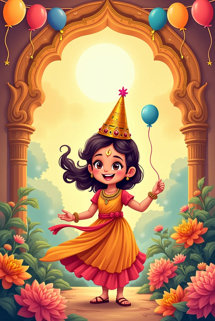 VAISHNAVA BIRTHDAY PARTY 
31st August 
6.30 pm to 11pm
Classik Pure Veg Hotel and Banquet Hall
Kalyan - Shilphata Road, Manpada, Dombivli East.
5 Years Ladki Ka Birthday He Or Ek Birthday Invitation Card Taiyar Kijiye Background Me Cartoon Hone Chahiye Example Cinderella Ect.