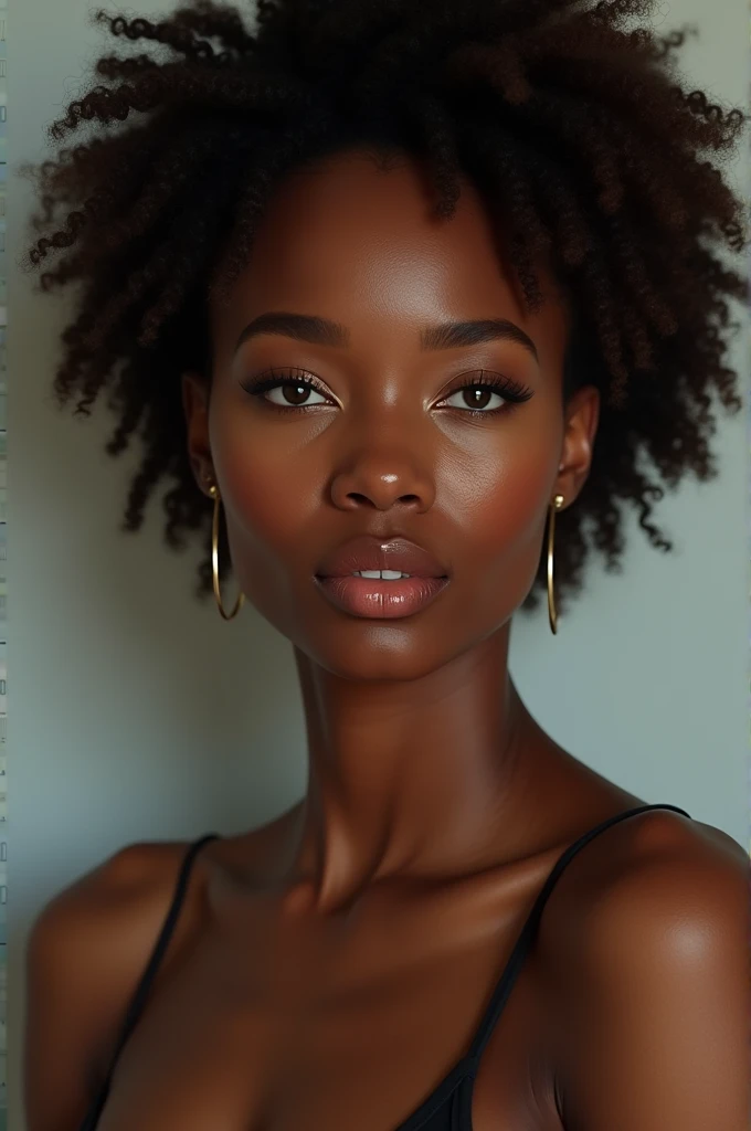 Face of a black woman