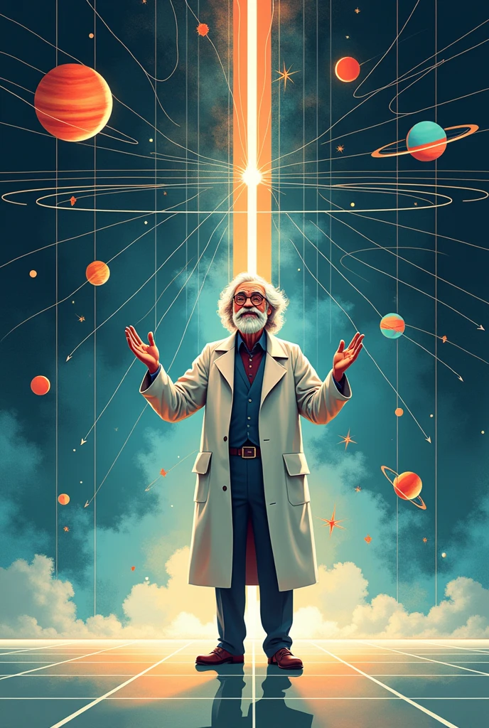 General theory of relativity explained to viewer 