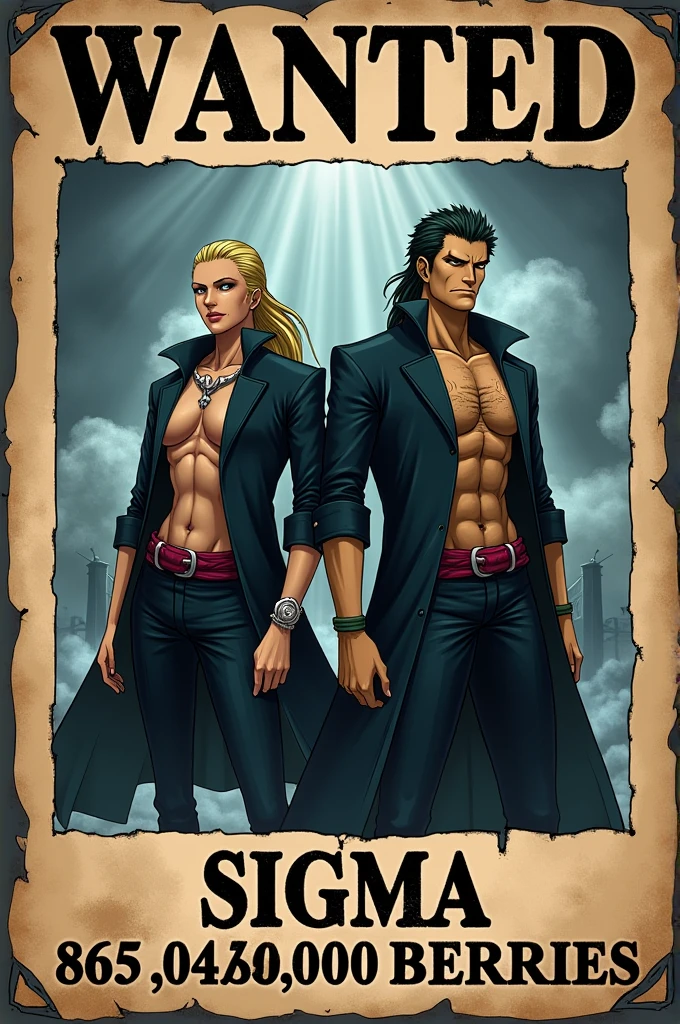 Make a wanted bounty one piece picture I will provide the picture
Specification
Name: Joaquin and Alexian
Bounty: 365,000,000
Title: Sigma