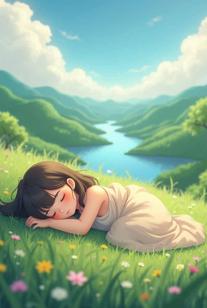 Girl that is sleeping  (landscape)
