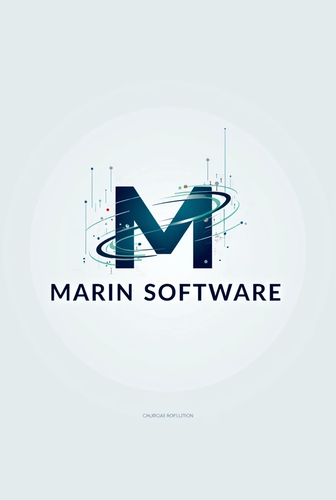 Make a Logo of a company named "Marin Software" with major illustration in "M" and then name with it. Also add the data transfer lines along with it.
Generate different ideas of logos