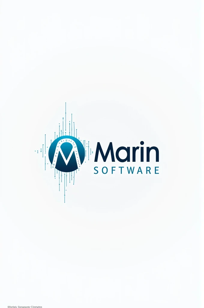 Make a Logo of a company named "Marin Software" with major illustration in "Marin" and then name with it. Also add the data transfer lines along with it.
Generate different ideas of logos