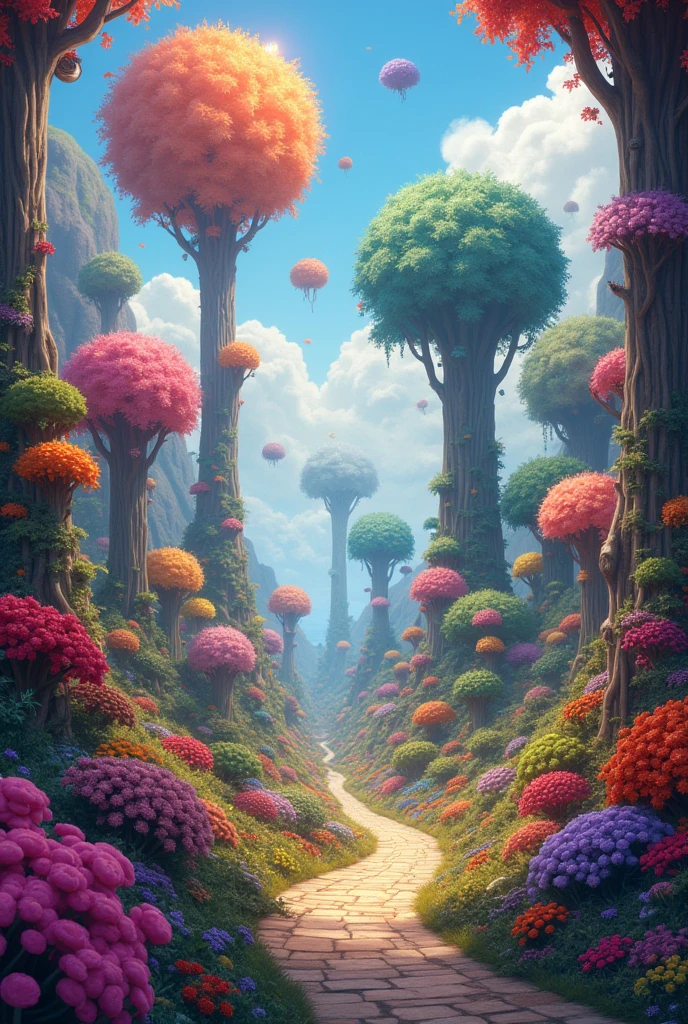 a world of colors and delightful fantasies
