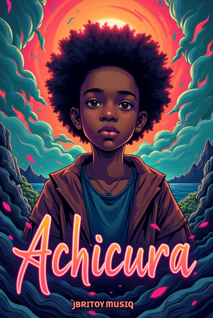 I want a music cover with the title achicura by the artist *JBritoy MusiQ*