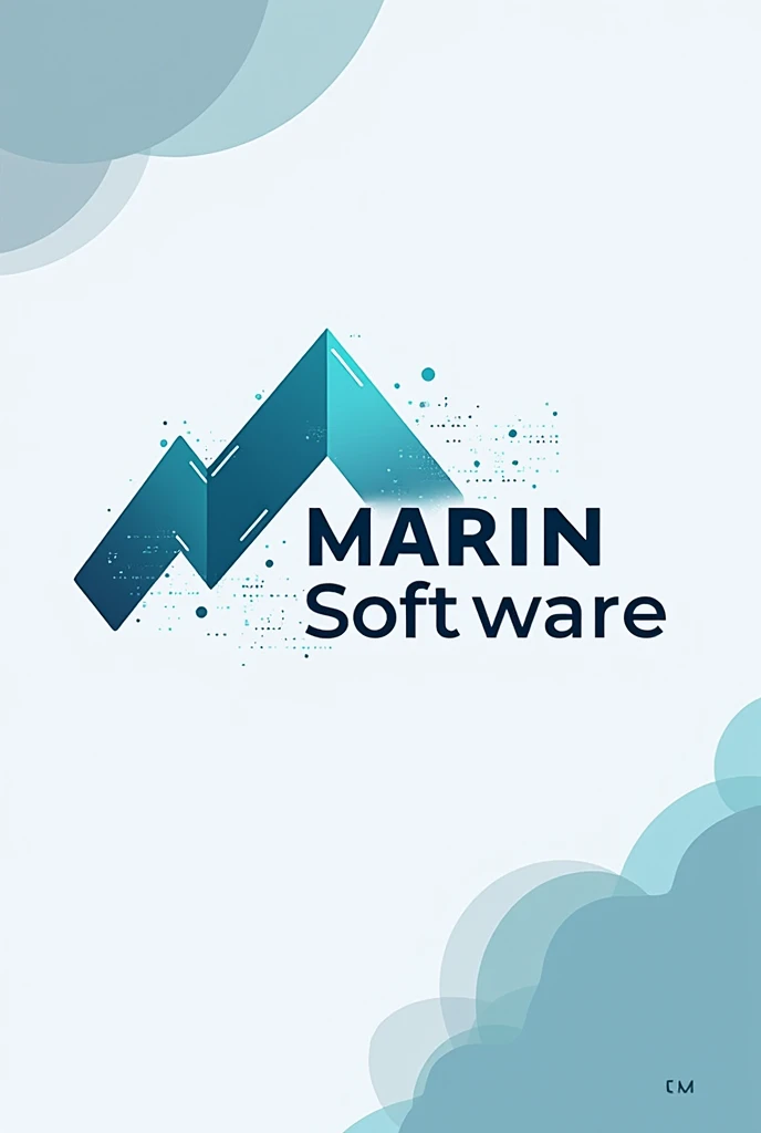 Make a Logo of a company named "Marin Software" with major illustration in "Marin" and then name with it. Also add the data transfer lines along with it.
Generate different ideas of logos