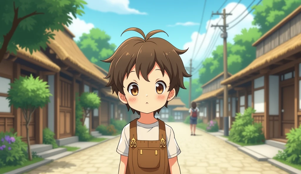 Anime village boy