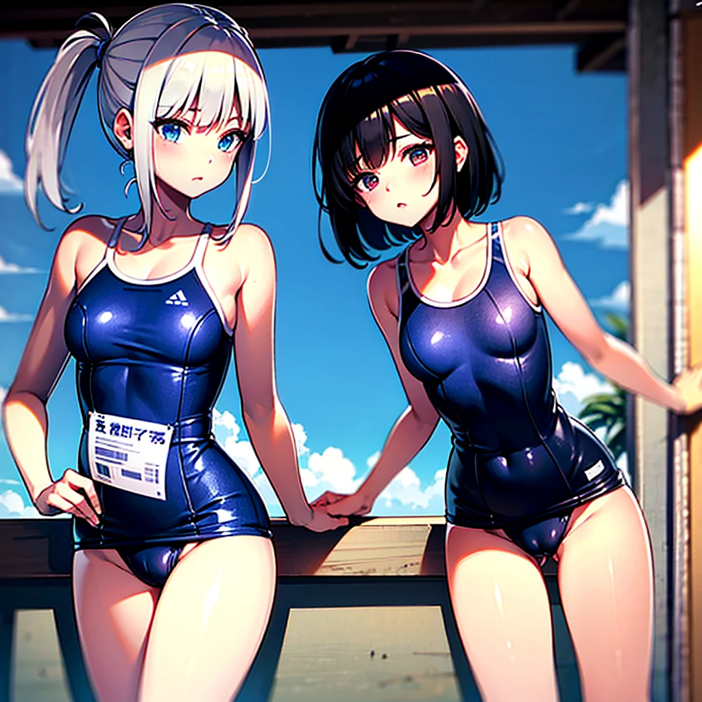 torn school swimsuit:2.0