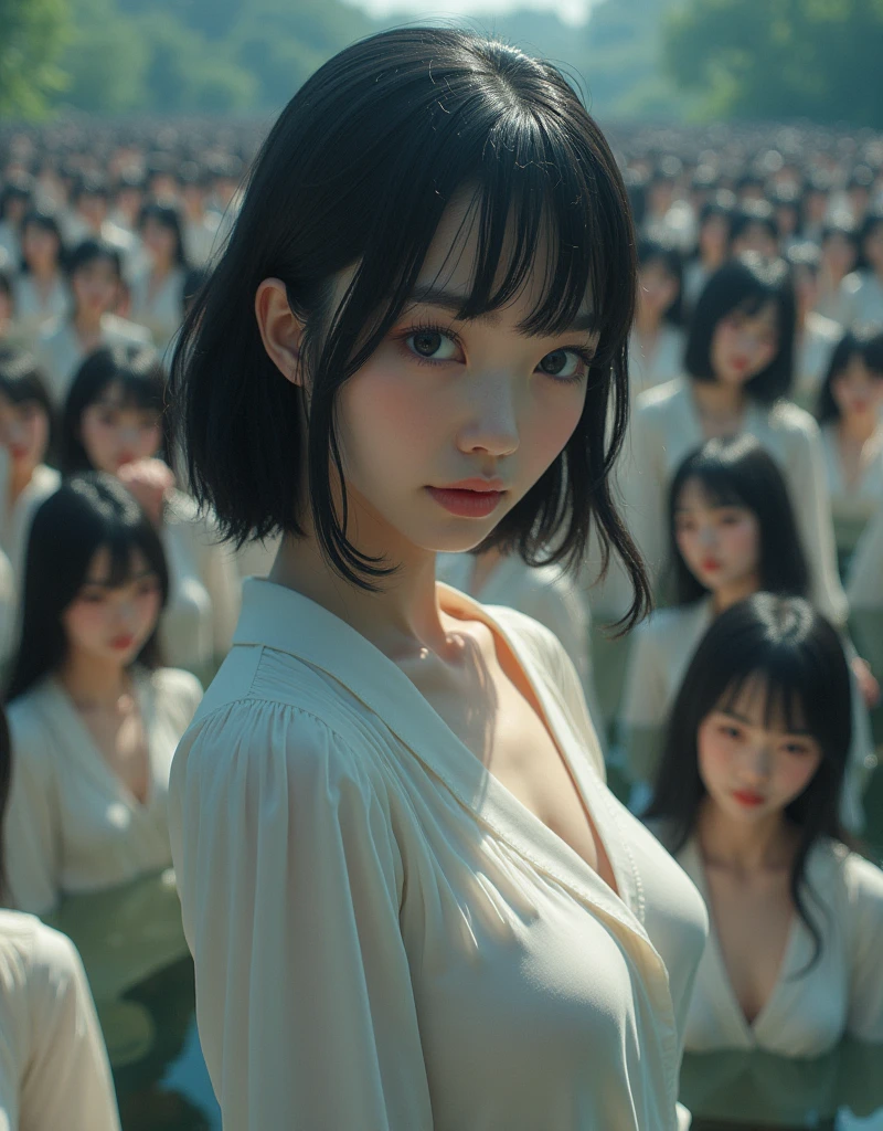 (((((Japanese Clone-girls=Myself))))), (((Super Best masterpiece Clone-girls Raw Photography Art))), (((16K, Highest quality, Ultra-high resolution, RAW Photos))), (((It&#39;s so unrealistic., With unparalleled depiction, With an unfathomable sight, An unprecedented and shocking worldview, Clone-girls: In a world of mass reproduction, Ultra-realistic))), (((Giantess Elements, GTS))), (((Japanese Girls, Sasaki Nozomi, 28yo, Small face, Thick black hair, Medium to long hair, Dark Eyes, Mature face, Cute Smile, Smiling face, A gentle gaze, (((Very happy laughter)))))), (((Very beautiful detailed girls, Accurate body structure, Accurate body movements, Very detailed body, (((Super big breasts, Large bulge of ample breasts)))))), (((Orange swimsuit, Cleavage Emphasis, Emphasise the fullness of your breasts))), ((((((((Very detailed, Myself cloning, Depiction of splitting oneself, 1Myself girl→1,000,000,000,000,000,000,000,000,000,000Myself cloning girls)))))))), (((((((Myself clone-girlsから, Myself keeps multiplying, (Very detailed and intricate, To the exact, Flawless, (((In the same female body,With the same face, With the same hairstyle, In the same clothes, At the same height, 同じSuper big breastsである))), In a detailed depiction), 1,000,000,000,000,000,000,000,000,000,000 people))))))), (((((Myself girls only))))), (((((1,000,000,000,000,000,000,000,000,000,000Myself girls))))), (((((Very detailed depiction, Multiple or more Myselves, Physical contact, Pleasant conversation, Holding hands, Hug, walk, Turn around, Shift your gaze))))), (とてもIn a detailed depiction, It&#39;s all a crowd of myself, View from the water, Water play photography, Having fun at the water&#39;s edge, Soaking wet), (((((非常にIn a detailed depiction, GTS, Giantess Elements, Full body description, Looking up at a woman approaching from below, Draw yourself big, View from the feet))))))