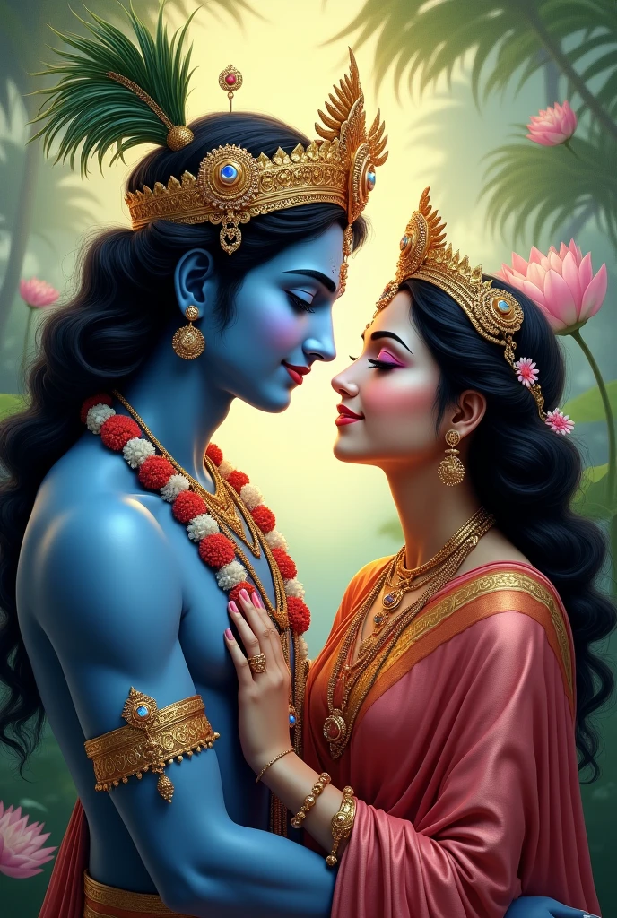 Lord krishnas wife lord radha photo