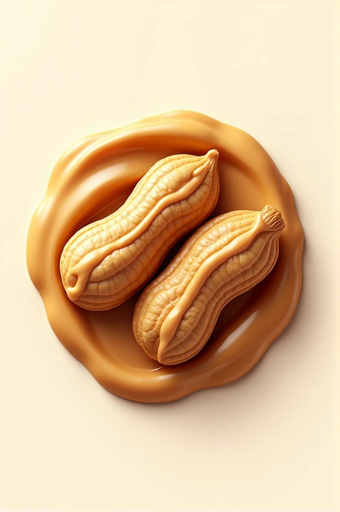 Logo of peanut butter with peanuts pic 